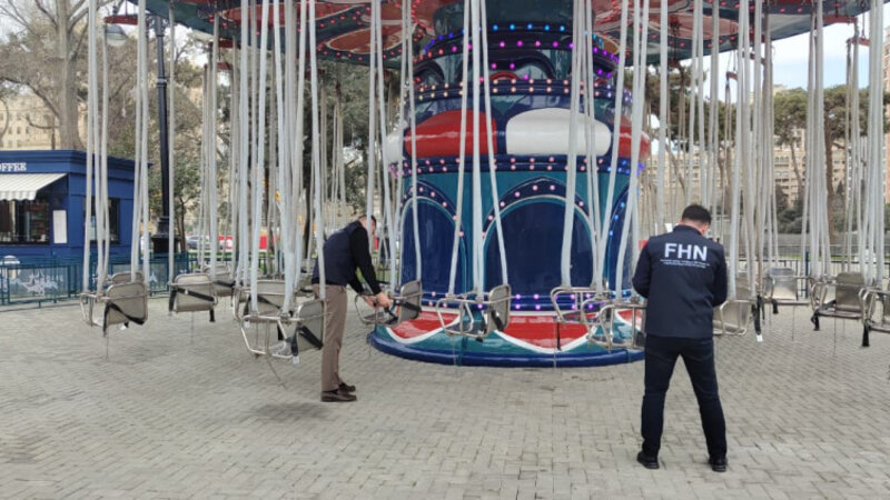 FHN bayram günləri ilə əlaqədar attraksionlara nəzarəti gücləndirdi -