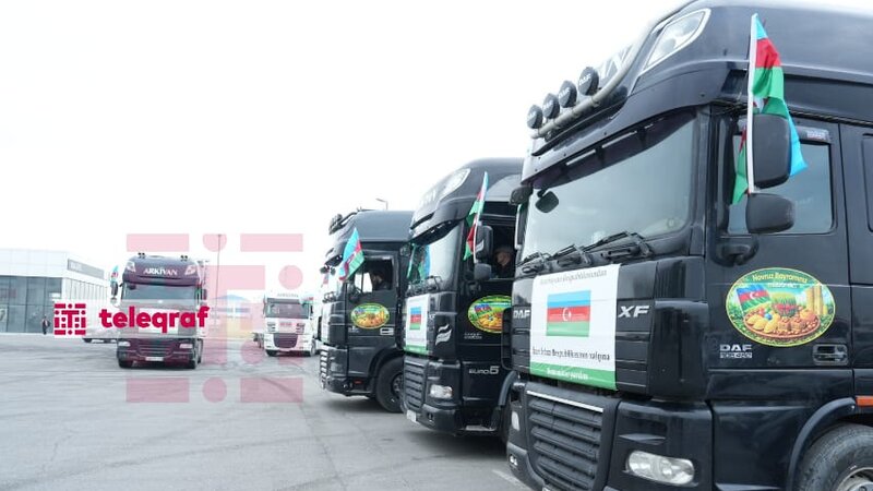 Azərbaycandan İrana humanitar yardım yola salındı -