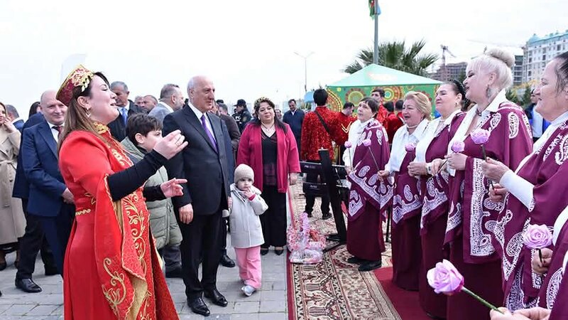 Sumqayıtda Novruz bayramı münasibətilə möhtəşəm bayram tədbiri keçirilib