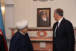 Azərbaycandakı dini konfessiyaların rəhbərləri Gürcüstan səfirliyində başsağlığı veriblər