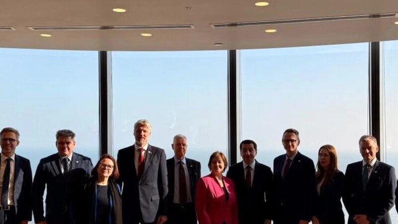 Şimali Avropa–Baltikyanı ölkələrinin rəsmiləri Bakıya rəsmi səfər edib