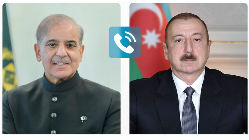 Prezident İlham Əliyevlə Məhəmməd Şahbaz Şərif arasında telefon danışığı oldu
