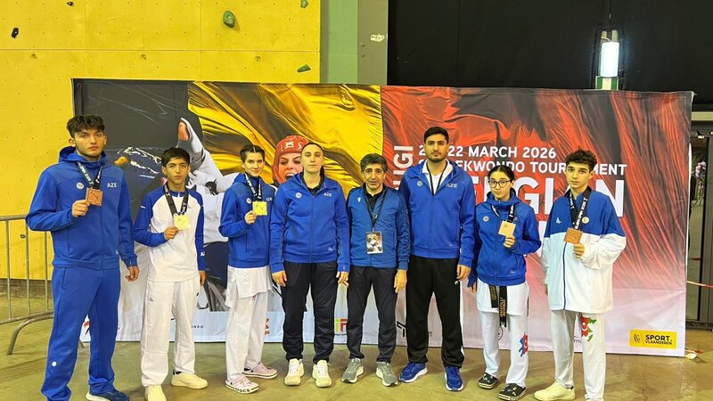 Taekvondoçularımız 1 qızıl və 4 bürünc medal qazandılar