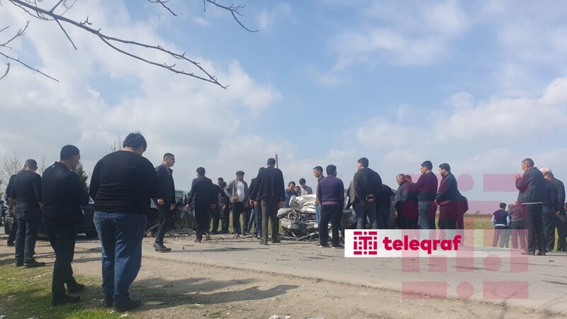 Ağcabədidə iki avtomobil toqquşdu, sürücülərdən biri öldü