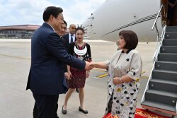 Sahibə Qafarova Çinə işgüzar səfər edib