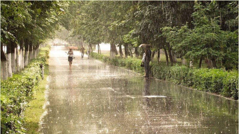 Səhər saatlarından bəzi yerlərdə yağış yağır -