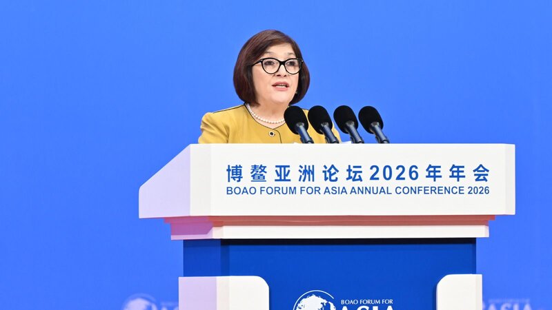 Sahibə Qafarova Asiya üçün Boao Forumunda çıxış edib