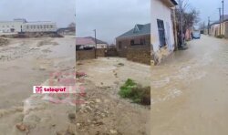 Sulutəpədə evləri su basıb -