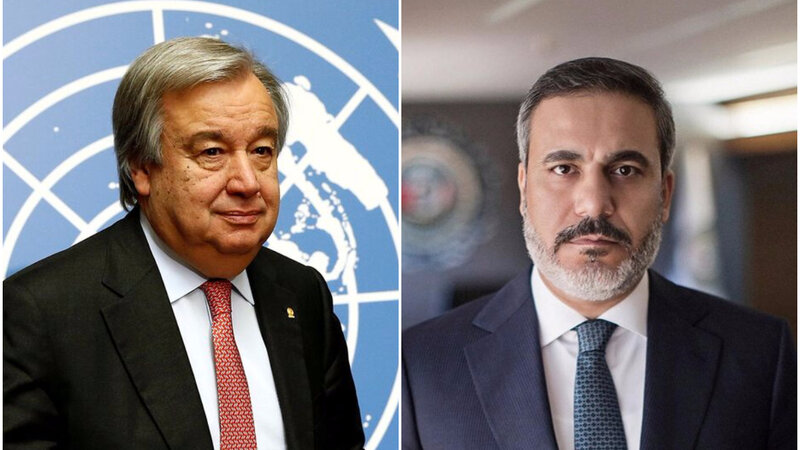 Hakan Fidan Quterreşlə regiondakı vəziyyəti müzakirə etdi