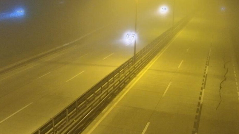 Haba limanı yolunda sürət həddi müvəqqəti endirilib