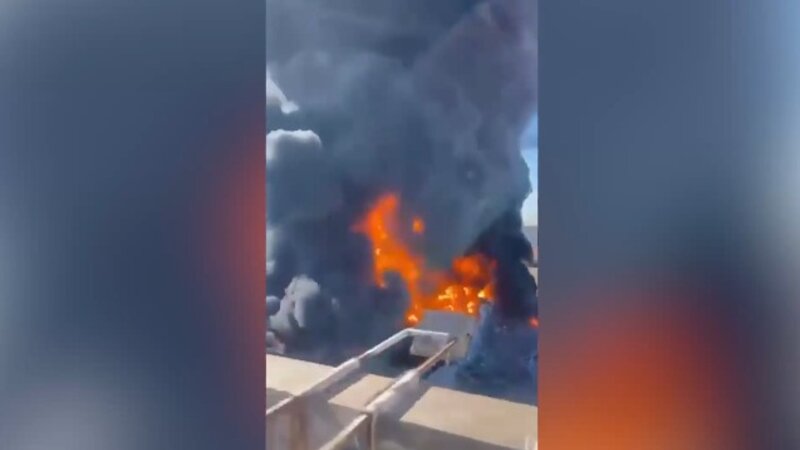 İraqda "Castrol" şirkətinin neft anbarlarında güclü yanğın baş verdi -