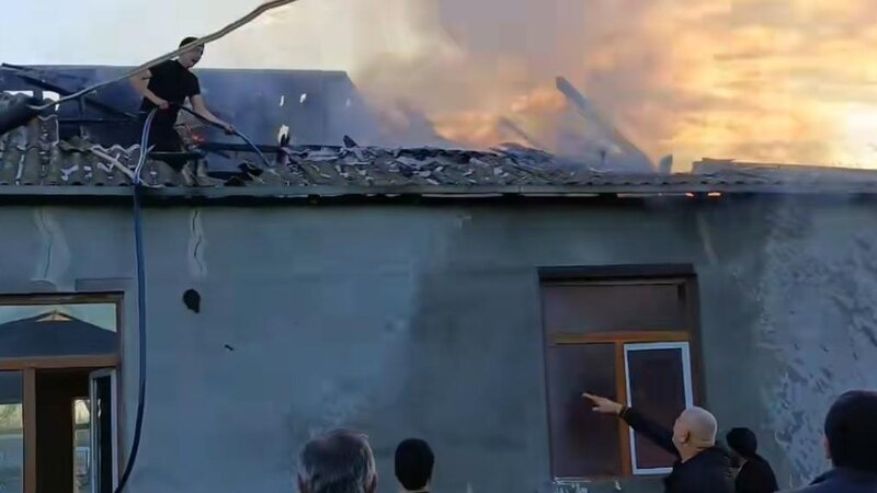 Ağcabədidə 4 otaqlı evdə yanğın olub -