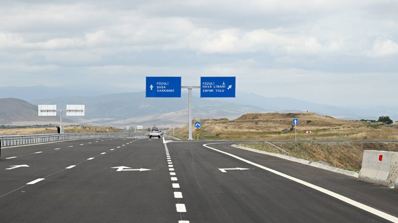 Əhmədbəyli-Füzuli-Şuşa avtomobil yolu ödənişli oldu