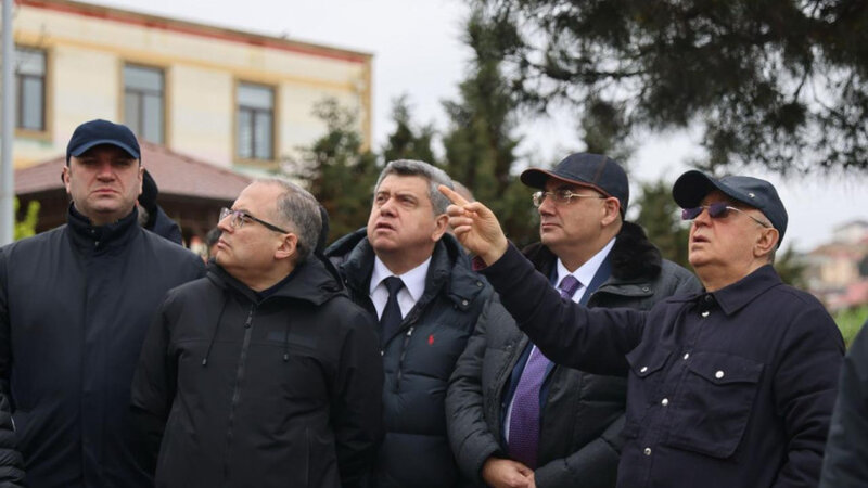 Kəmaləddin Heydərov Badamdardakı sürüşmə sahəsində olub, tapşırıqlar verib -