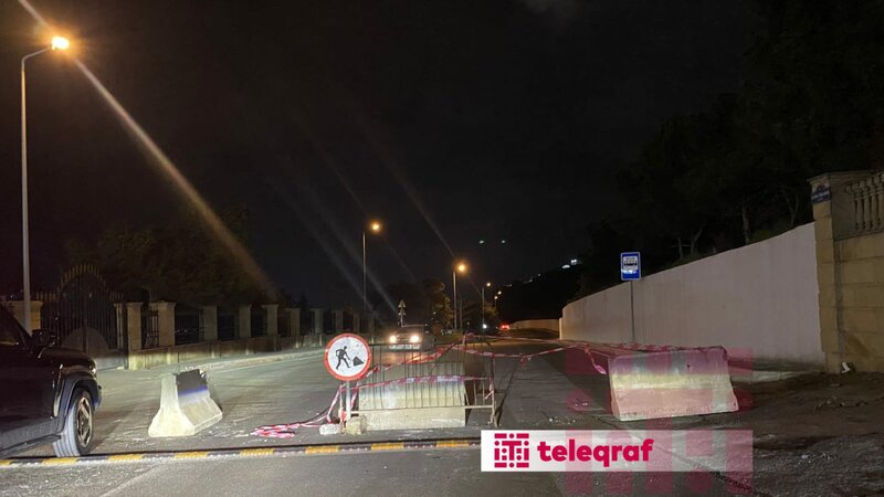 Badamdar ərazisində sürüşmə təhlükəsi yaranıb -