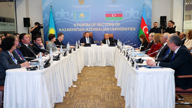 Almatıda Qazaxıstan və Azərbaycan ali təhsil müəssisələrinin II Rektorlar Forumu keçirilib