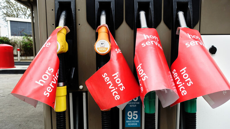 Fransada yanacaqdoldurma məntəqələrində yanacaq çatışmazlığı var