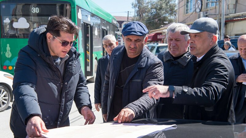 ADSEA sədri ərazidə kollektorun tikinti-bərpa işlərinin gedişatı ilə tanış oldu -