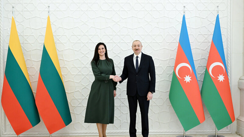 Prezident İlham Əliyev Litvanın Baş nazirini qəbul etdi -