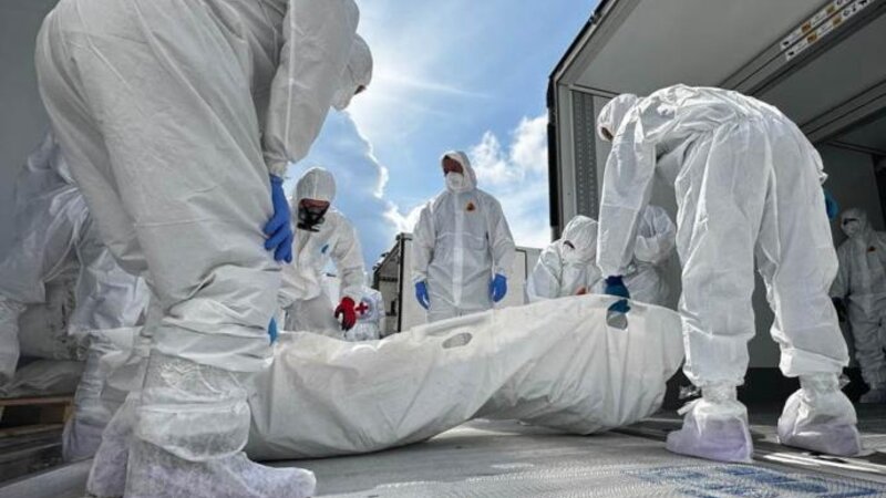 Rusiya və Ukrayna hərbçlərin meyitlərini mübadilə etdilər