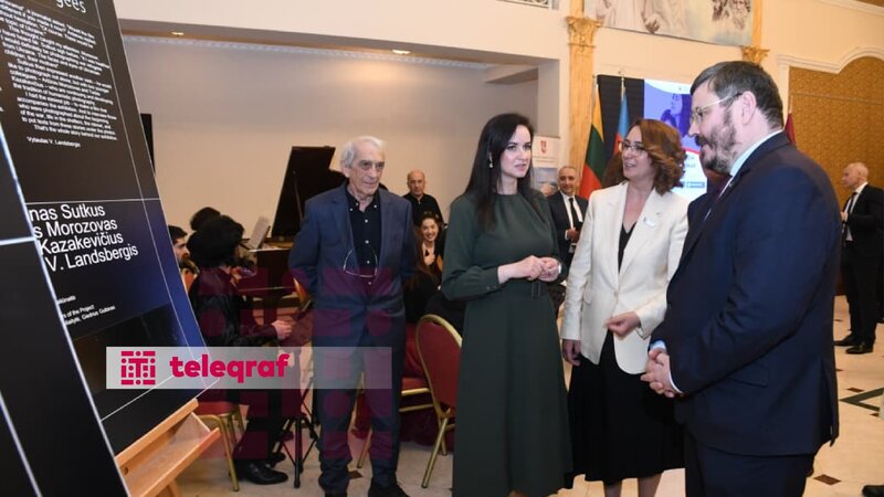 Bakıda Litvanın Baş nazirinin iştirakı ilə Ukraynaya həsr olunmuş sərgi açıldı -