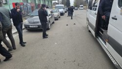 Tovuzda 10 yaşlı uşağı mikroavtobus vurdu -