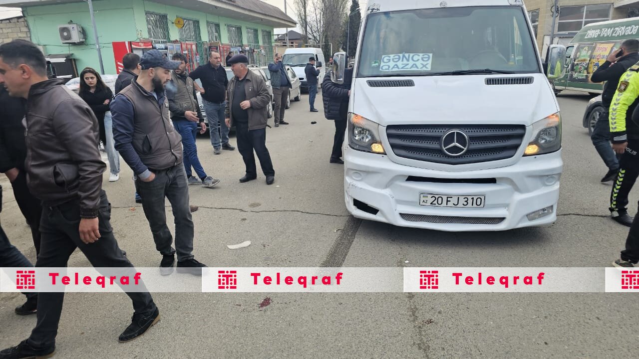 Tovuzda 10 yaşlı uşağı mikroavtobus vurub -