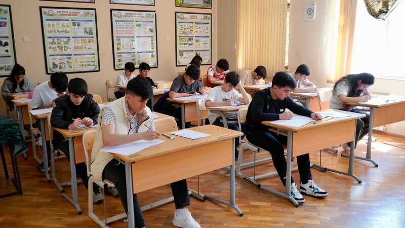 Buraxılış imtahanı keçirildi -