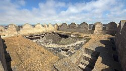 Böyük Mərdəkan qəsrində çökmə qeydə alındı