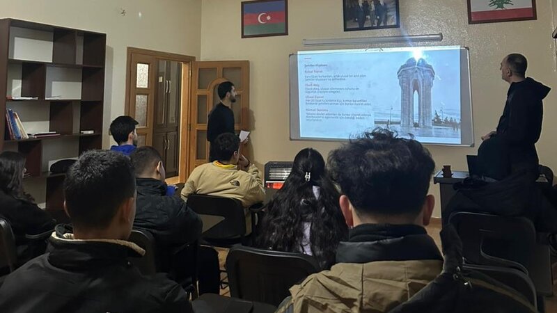 Livanın türkman gəncləri 20 Yanvar faciəsi barədə məlumatlandırıldı