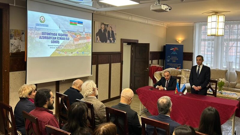 Diasporla İş üzrə Dövlət Komitəsinin əməkdaşları Estoniyada səfərdə oldu