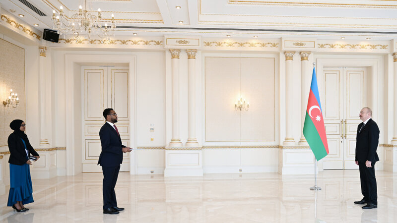 İlham Əliyev Somalinin yeni səfirini qəbul edib