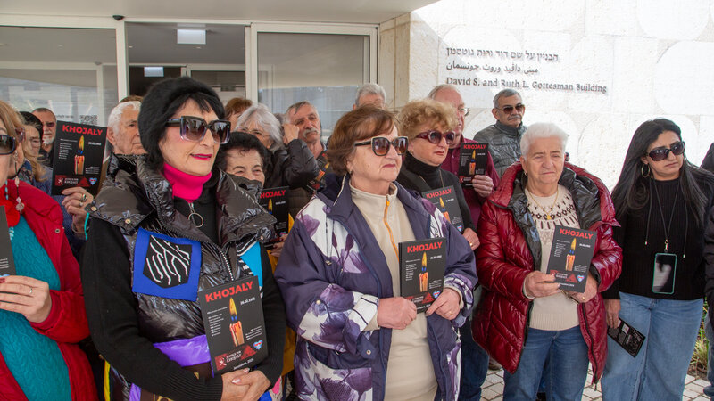 Yerusəlim ictimaiyyəti Xocalı soyqırımı ilə bağlı məlumatlandırıldı