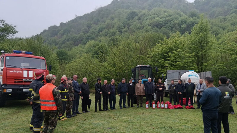 Lənkəranda meşələrin yanğın təhlükəsizliyinə dair tədbir keçirildi