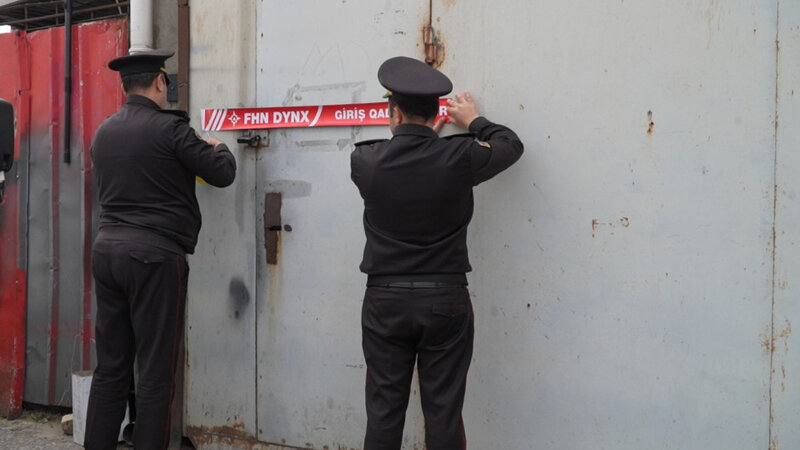 Binəqədidə mebel sexinin fəaliyyəti dayandırıldı -