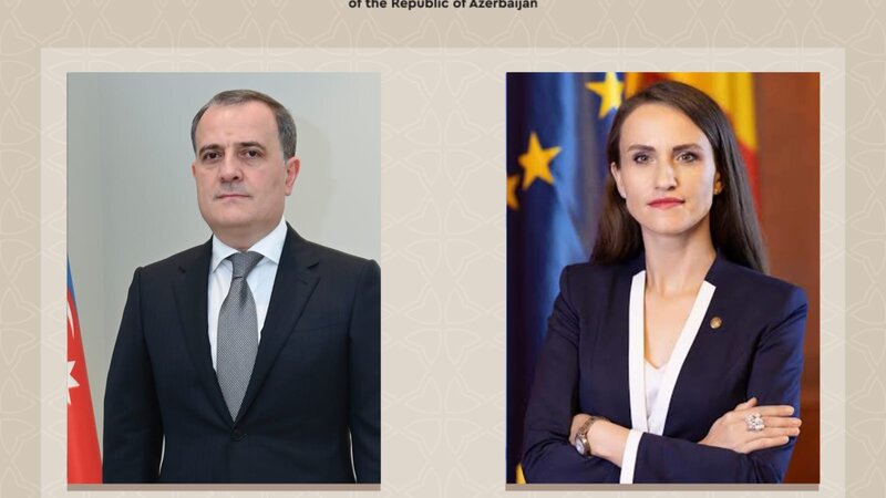 Ceyhun Bayramov rumıniyalı həmkarı ilə telefon danışığı apardı