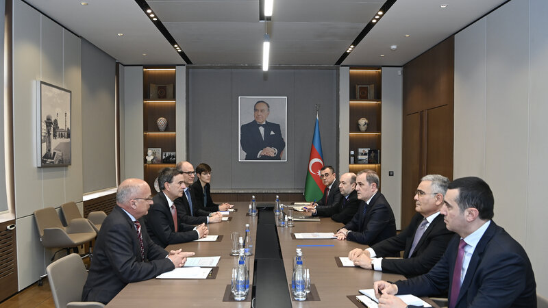 Ceyhun Bayramov İsveçrənin dövlət katibinin müavini ilə görüşdü