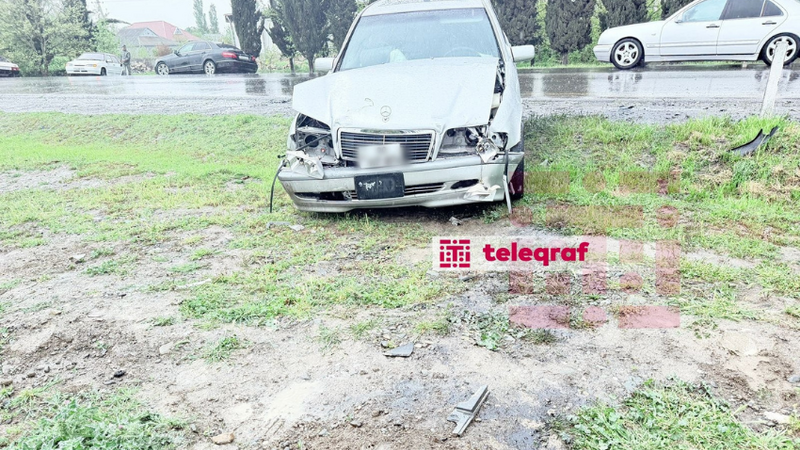 Ağcabədidə zəncirvari qəza baş verib