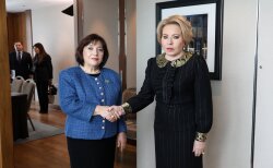 Sahibə Qafarova İstanbulda rusiyalı həmkarı ilə görüşüb