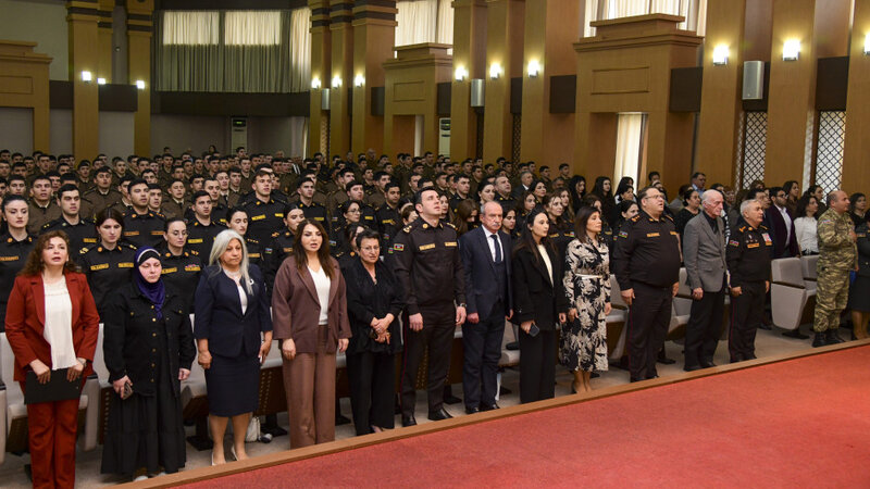 FHN Akademiyasında “Vətənə məhəbbət və qəhrəmanlıq” mövzusunda tədbir keçirildi