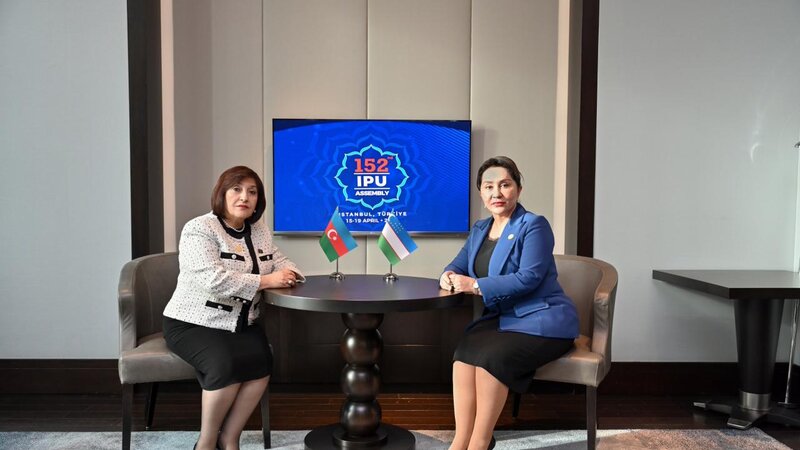 Sahibə Qafarova Özbəkistan Ali Məclisi Senatının sədri ilə görüşüb