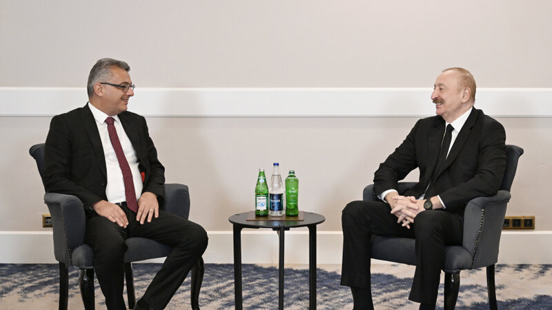 İlham Əliyev Antalyada Şimali Kipr Prezidenti ilə görüşü oldu