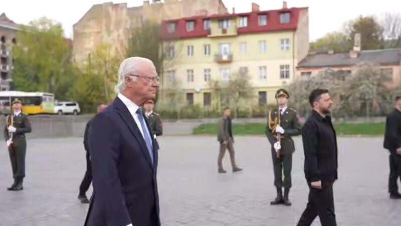 XVI Karl Qustav Ukraynada səfərdədir