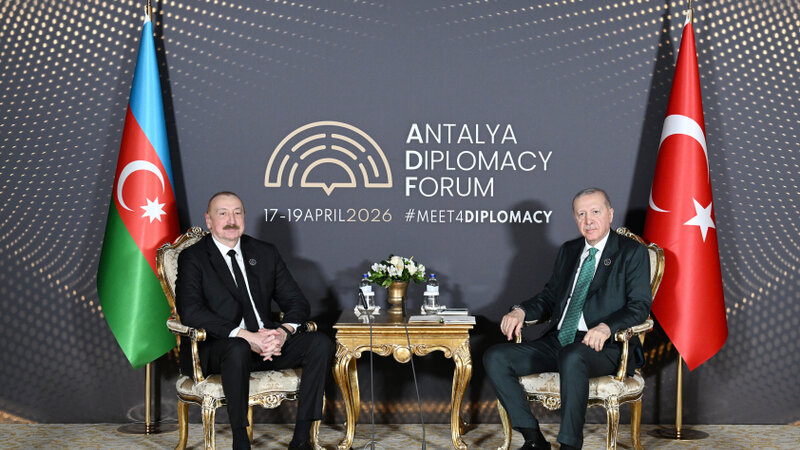 Antalyada Azərbaycan Prezidenti İlham Əliyevlə Türkiyə Prezidenti Rəcəb Tayyib Ərdoğanın görüşü keçirilir