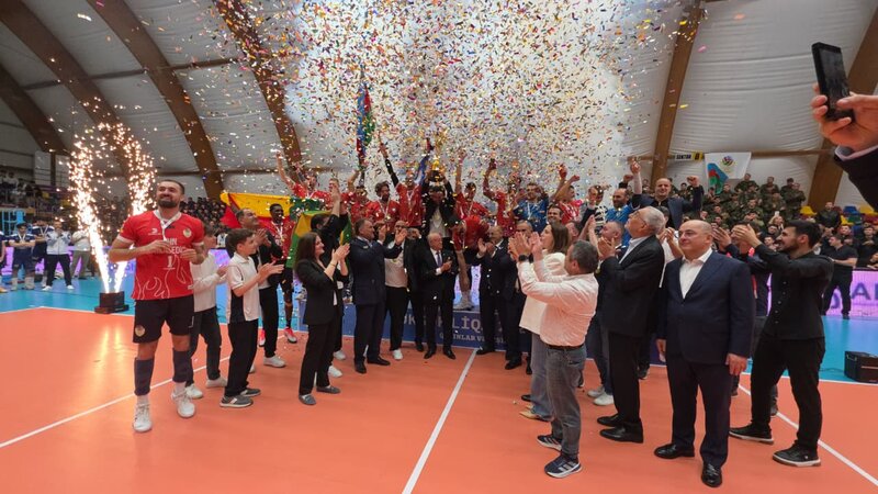 "Xilasedici" komandası voleybol üzrə Azərbaycan çempionu oldu -