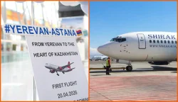 İrəvan-Astana-İrəvan marşrutu üzrə uçuşlar başlayıb