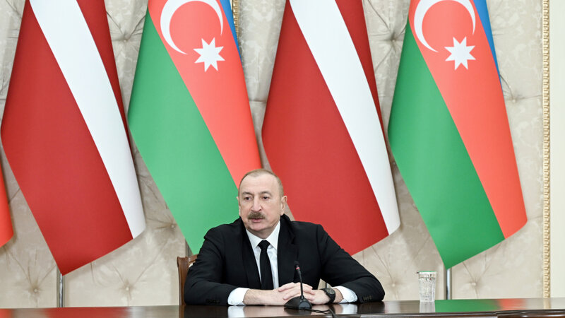 İlham Əliyev: Latviya Prezidentinin bu səfəri ikitərəfli imkanlar üçün yaxşı fürsətlər yaradacaq