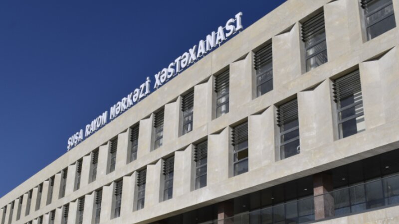 Şuşa rayon Mərkəzi Xəstəxanasının tikintisində külli miqdarda mənimsəmə olub