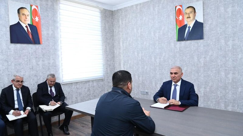 Vüqar Əhmədov Şuşada vətəndaşları qəbul etdi