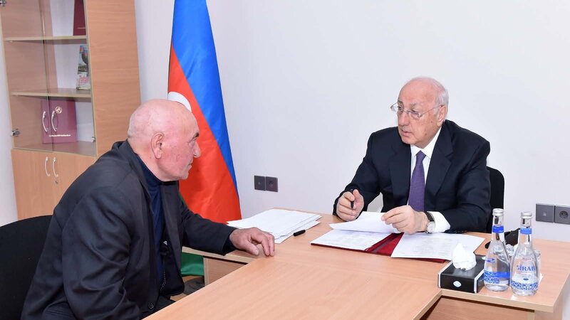 Zakir Fərəcov vətəndaş qəbulu keçirdi -